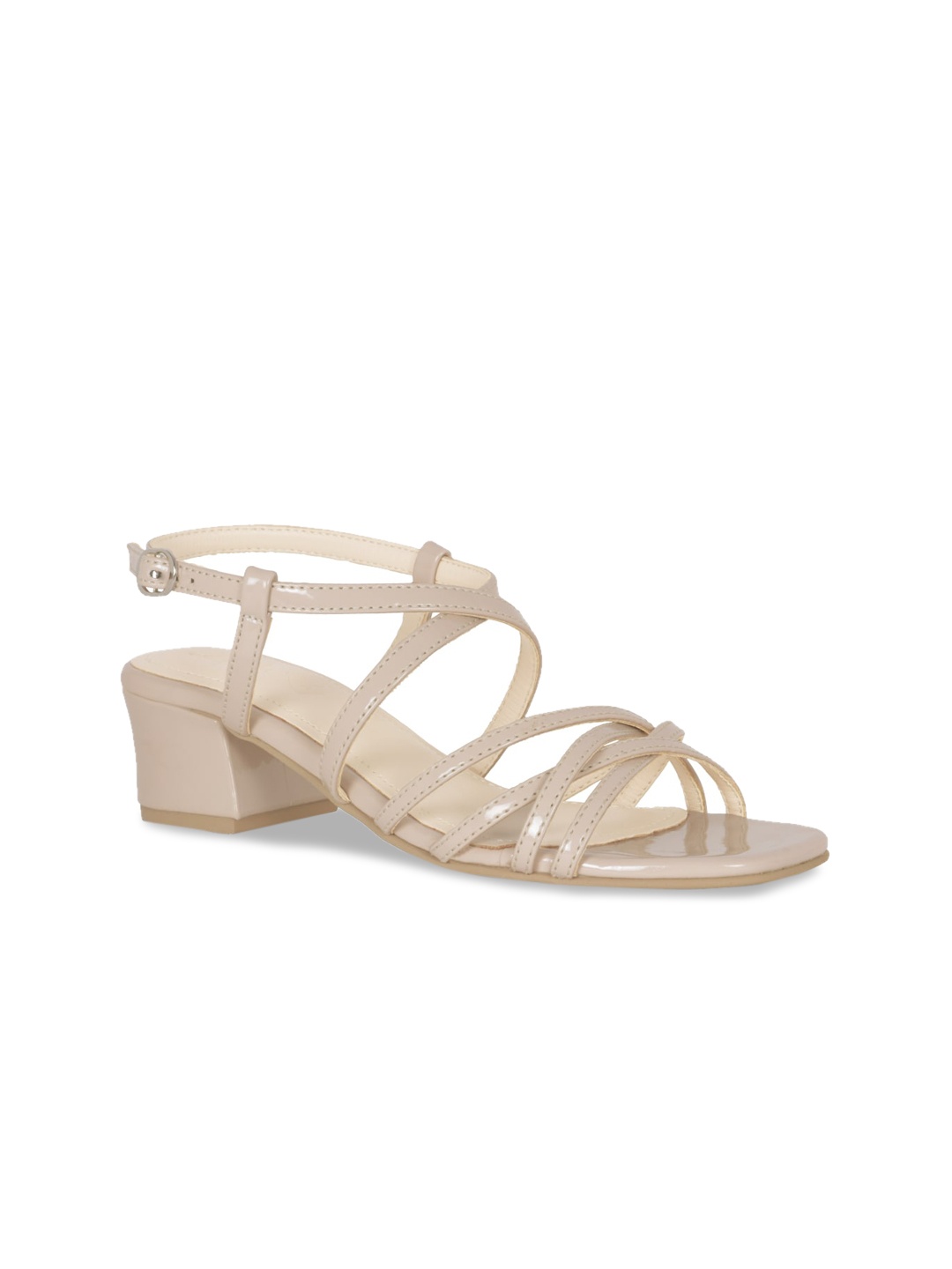 

London Rag Beige Block Heels