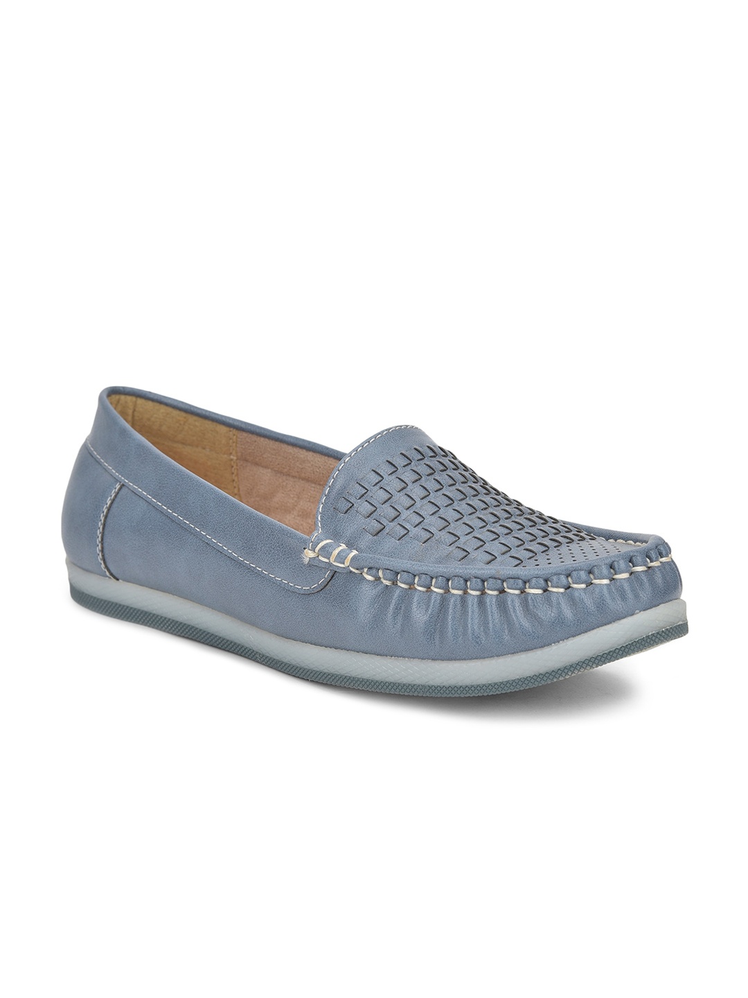 

SALARIO Women Blue PU Loafers