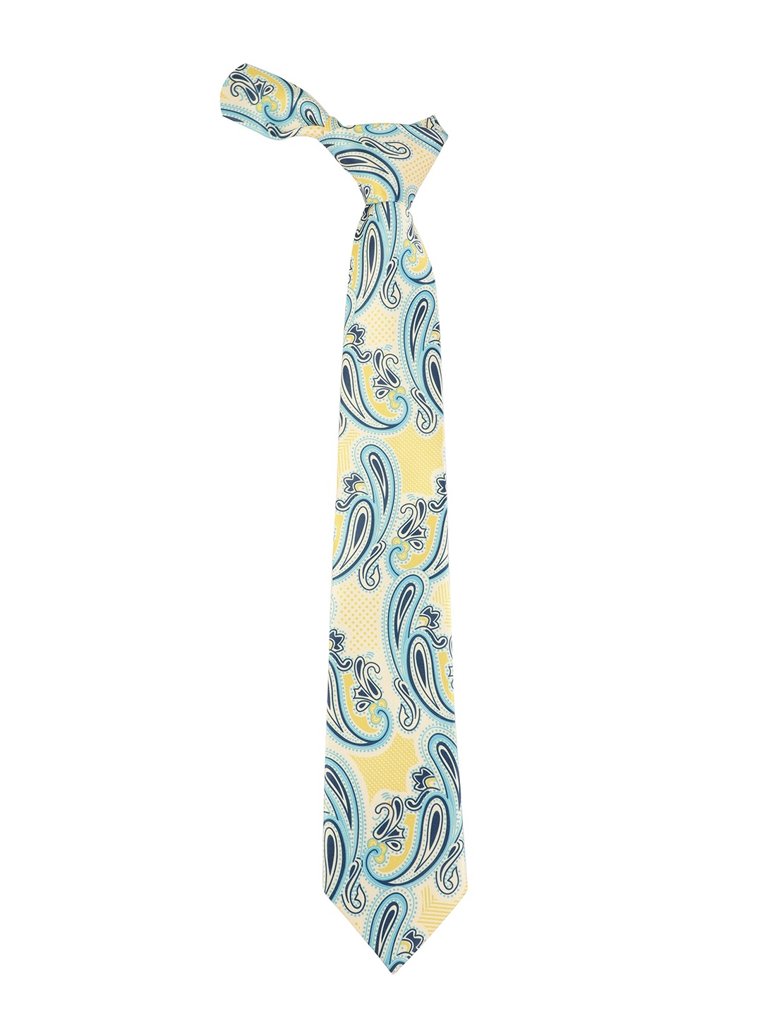 

Alvaro Castagnino Men Multicolour Paisley Printed Skinny Tie, Multi
