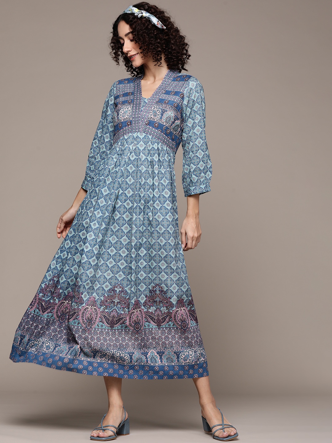 

aarke Ritu Kumar Blue Formal Mini Dress