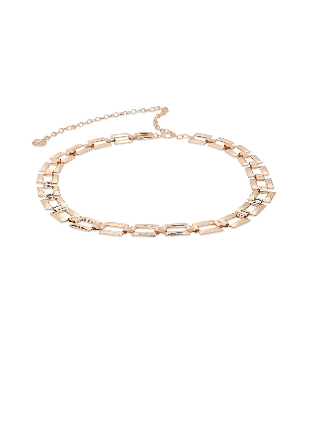 

20Dresses Women Gold-Toned Square Metal Chain Link Waist Belt