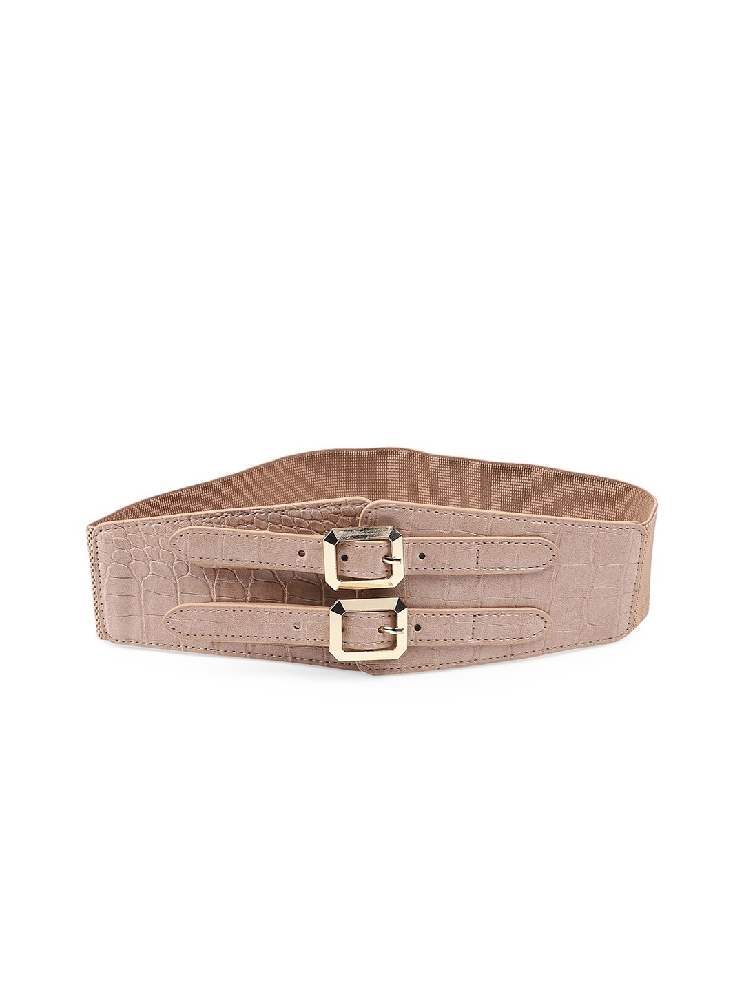 

20Dresses Women Beige Textured Belt