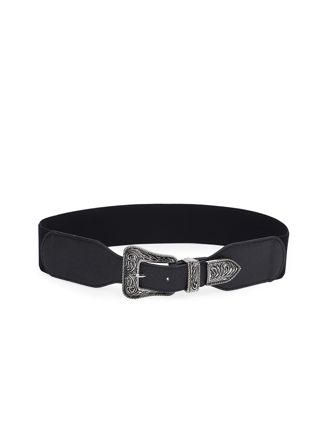

20Dresses Women Black Textured Belt