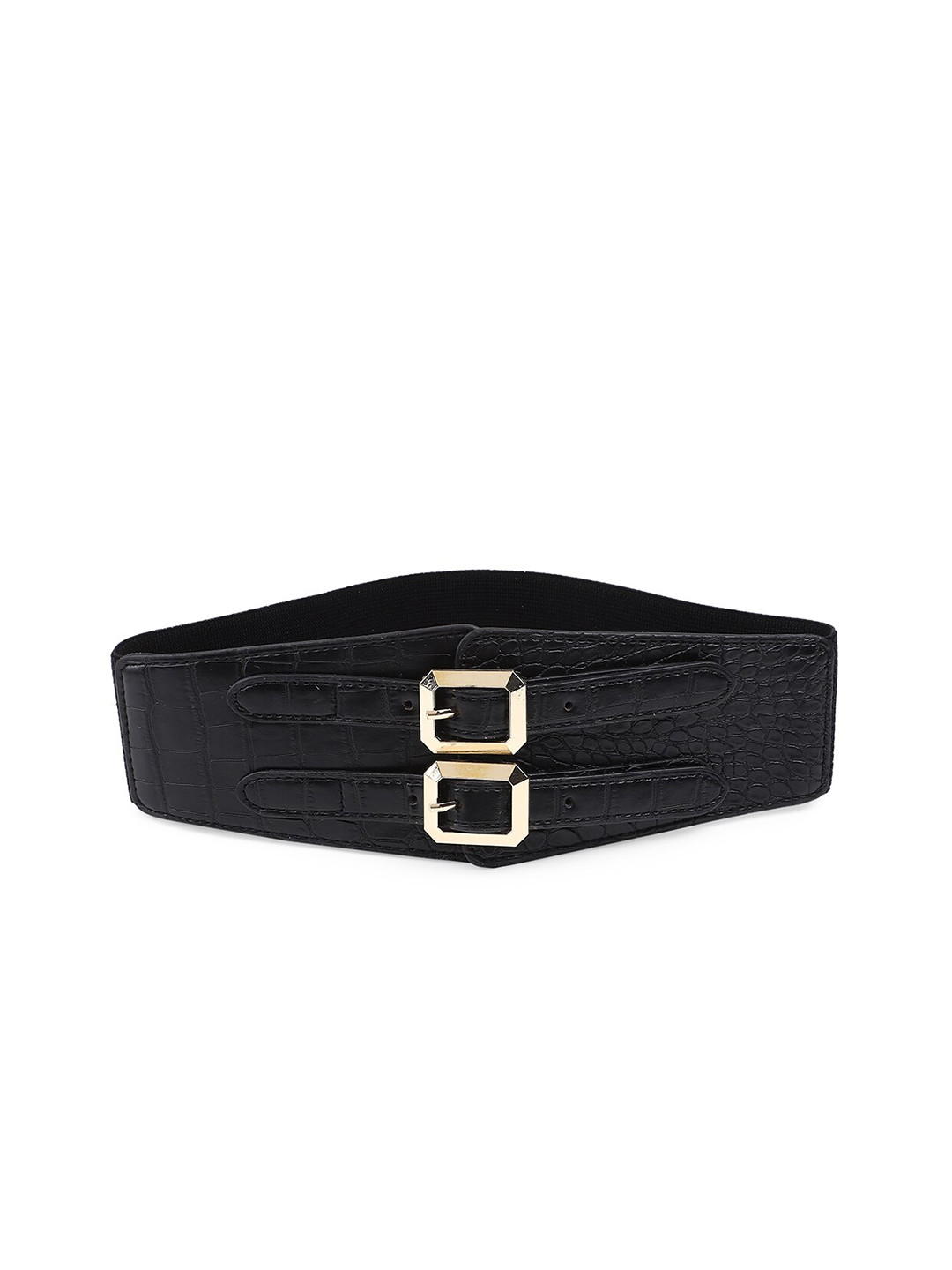 

20Dresses Women Black Textured Just Wanna Stand Out Belt