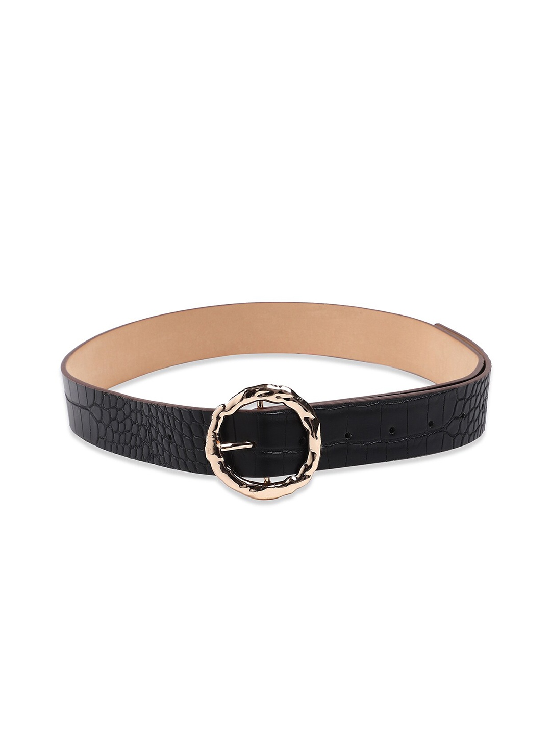 

20Dresses Women Black Textured Carry Your Style Belt