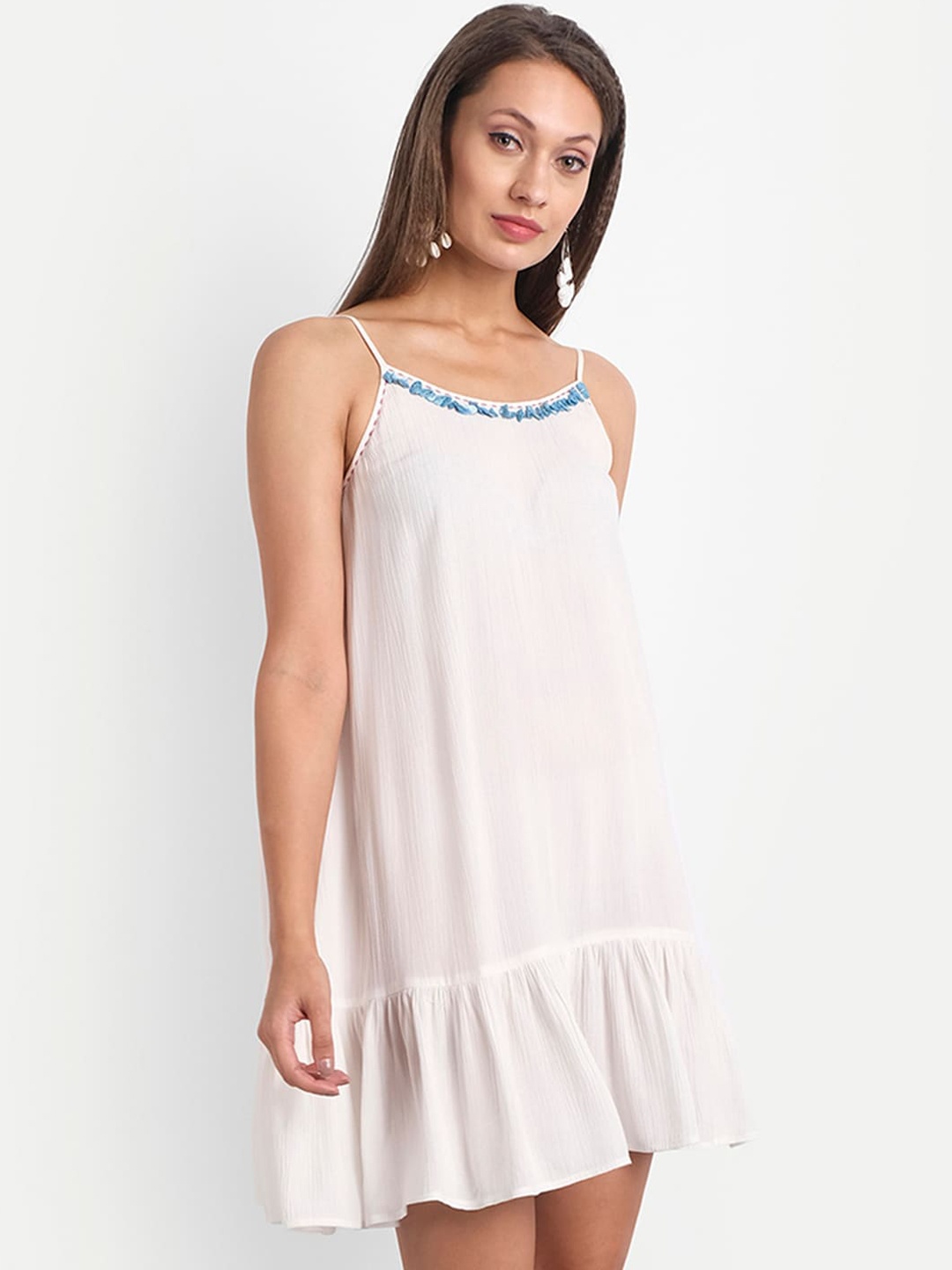 

LY2 Off White A-Line Dress