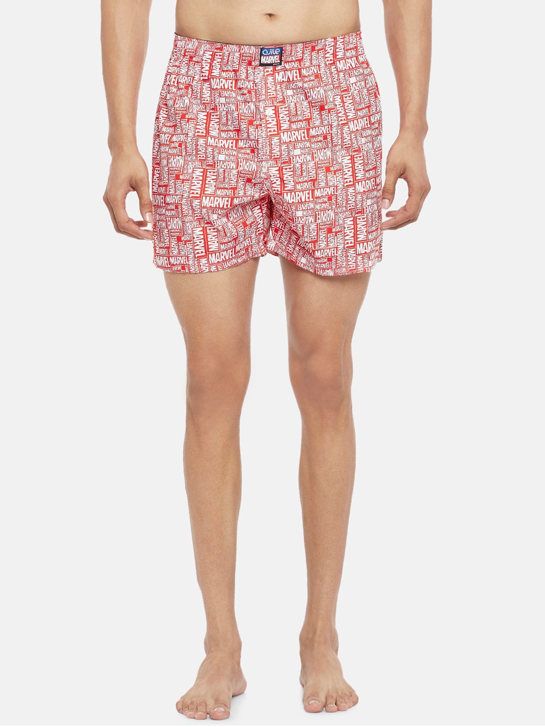 

Ajile by Pantaloons Men Red & White Printed Pure Cotton Boxers 8905172759881