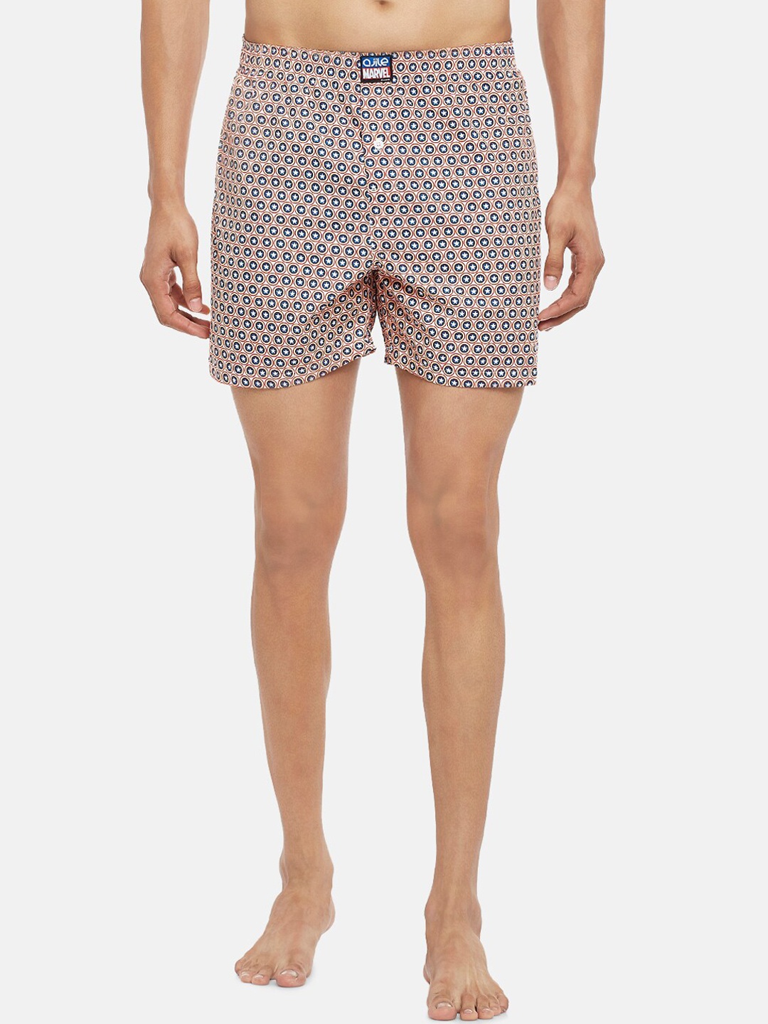 

Ajile by Pantaloons Men White & Red Printed Pure Cotton Boxers 8905172725749