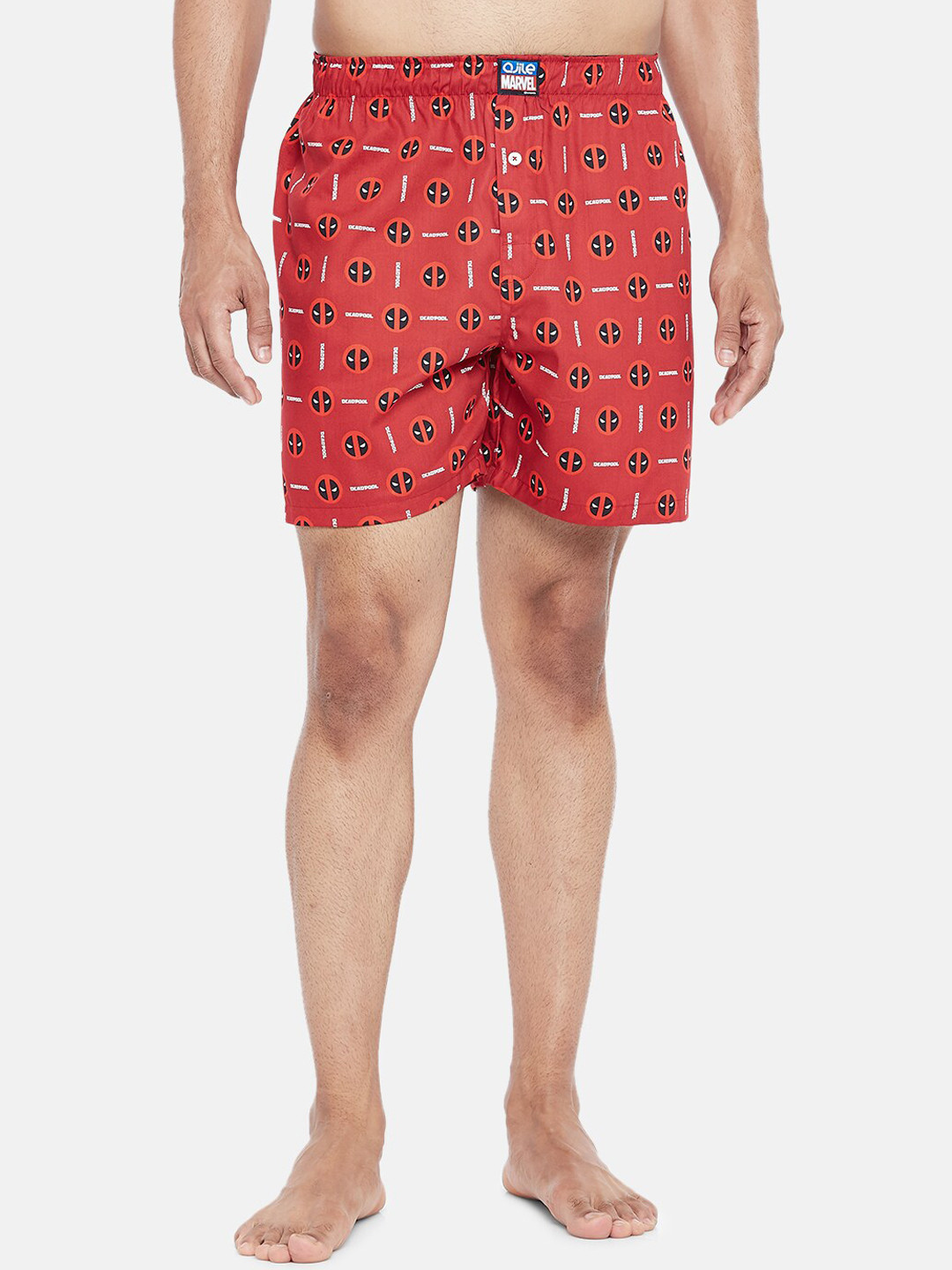 

Ajile by Pantaloons Men Red & Black Printed Pure Cotton Boxers 8905172255949