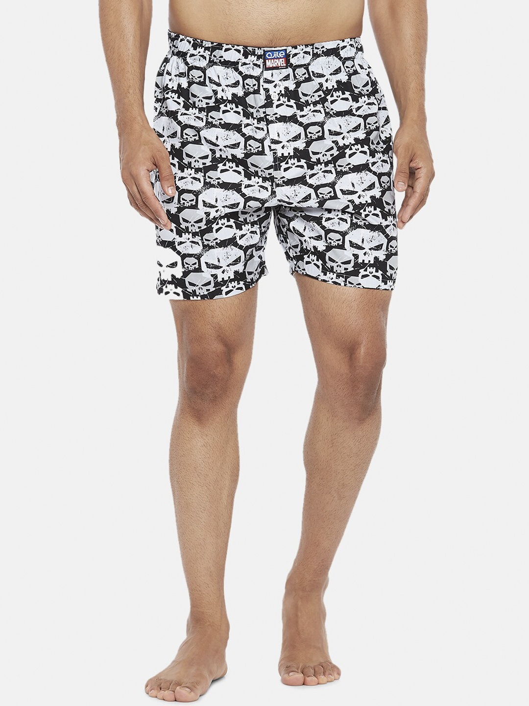 

Ajile by Pantaloons Men Black & White Printed Pure Cotton Boxers 8905172256182