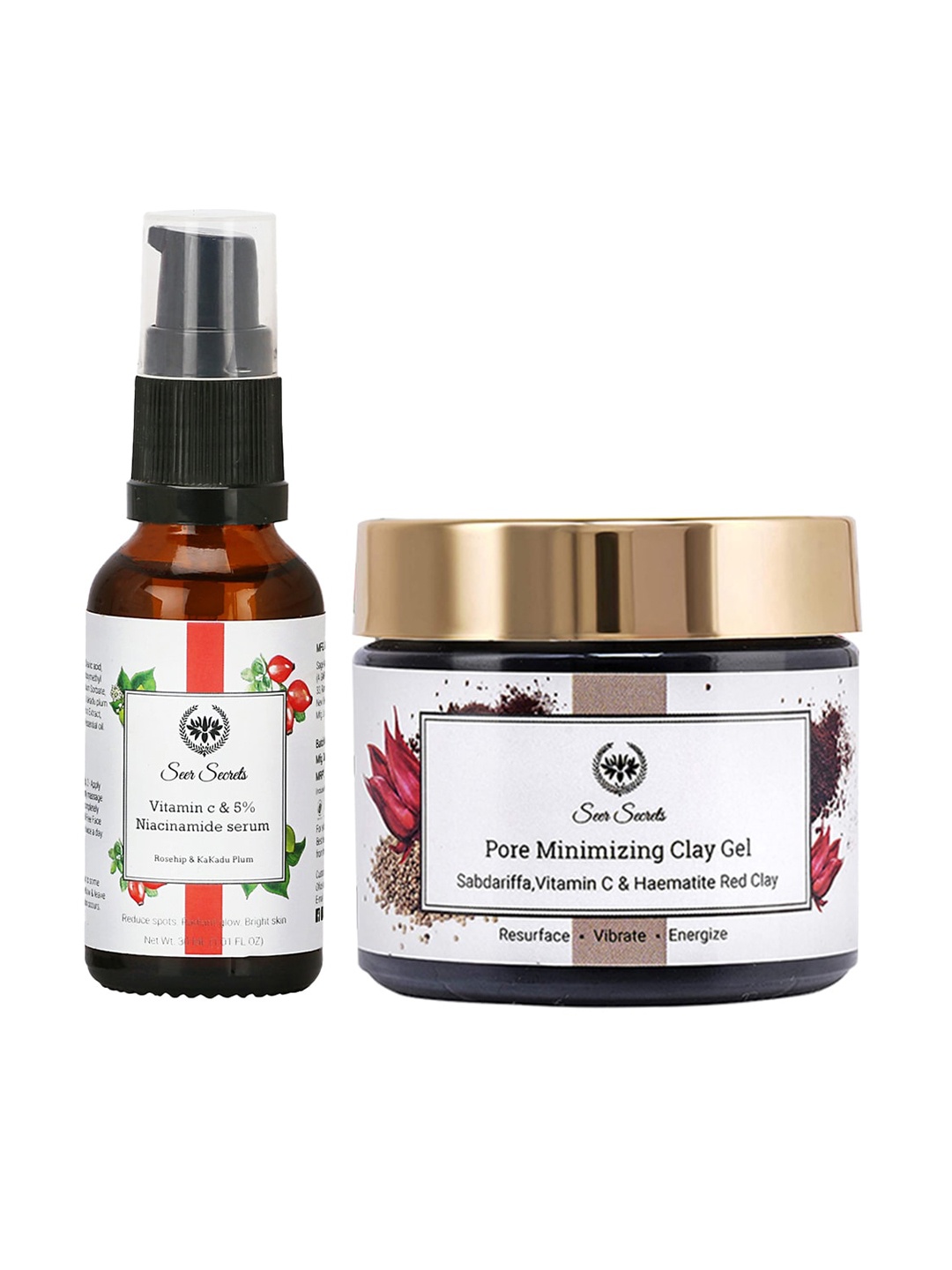 

Seer Secrets Dazzling Skin Gel & Serum Combo 465g, Multi