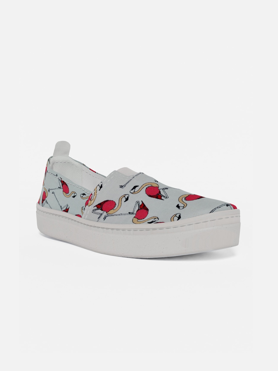 

LOKAIT The Sneakers Company Women Multicoloured Printed Slip-On Sneakers, Multi