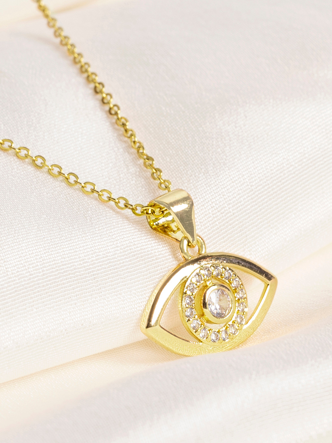 

March by FableStreet Gold-Toned & White Gold-Plated Necklace