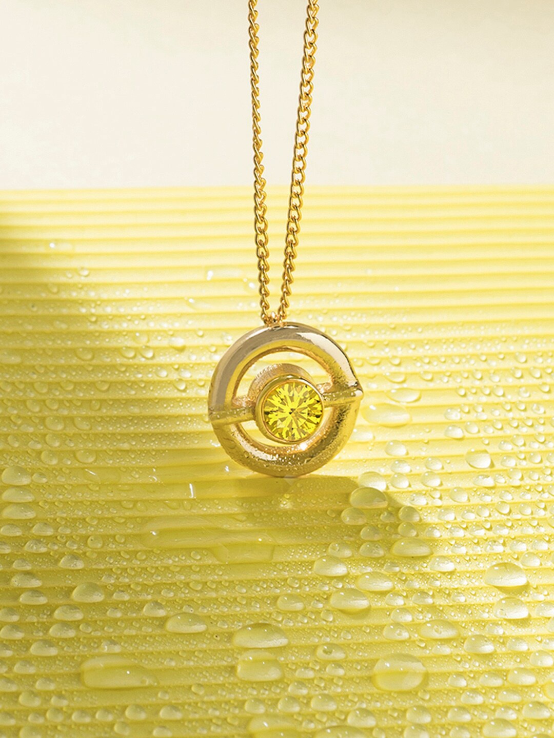 

March by FableStreet Woman Gold-Toned & Yellow Brass Gold-Plated Necklace