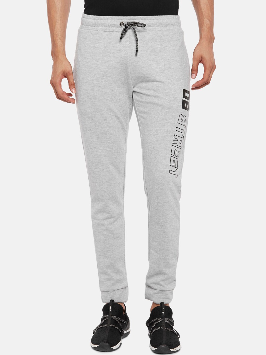 

People Men Grey Melange Joggers