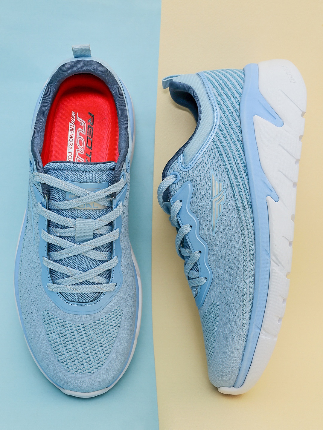 

Red Tape Women Blue Mesh Walking Shoes