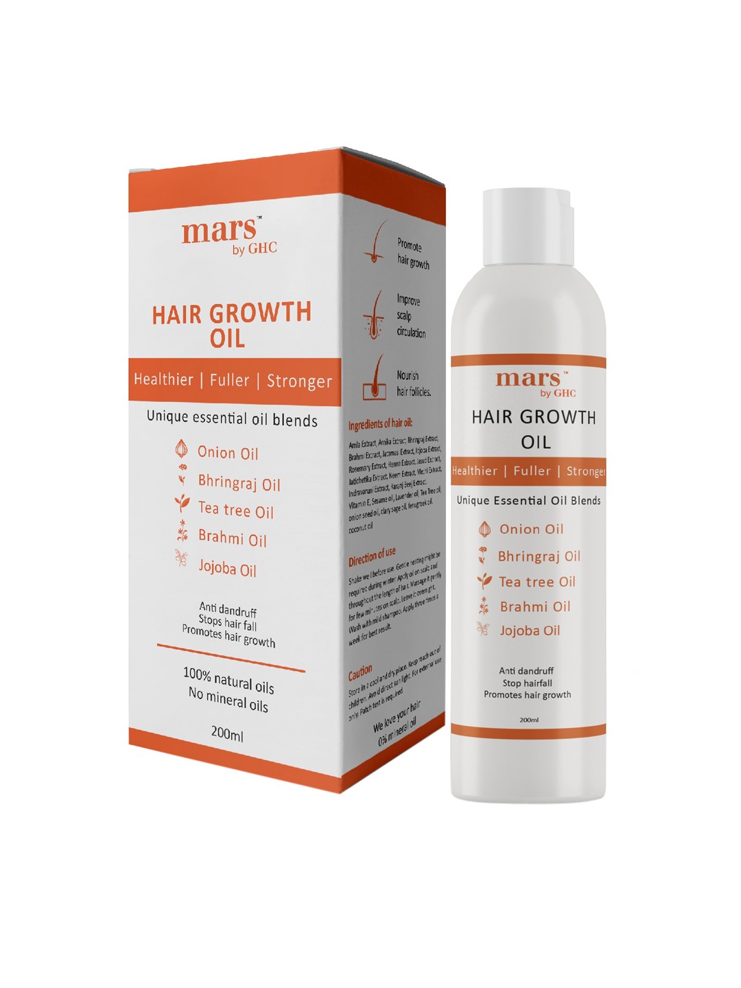 

mars by GHC Unisex Onion Hair Growth Oil, White
