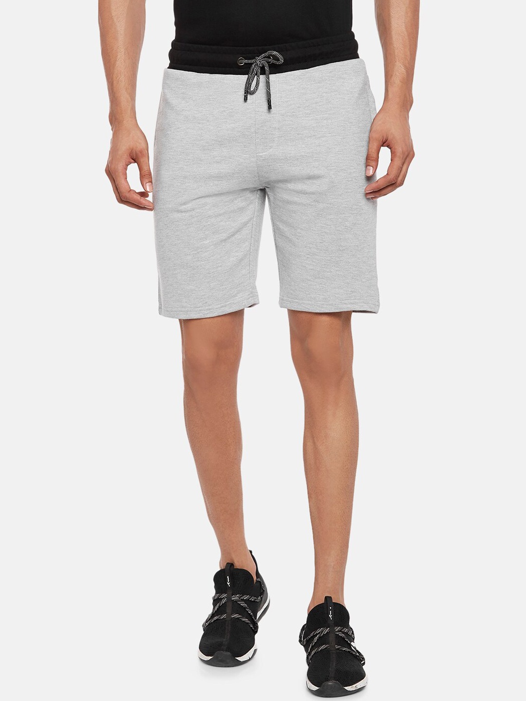 

People Men Grey Regular Shorts