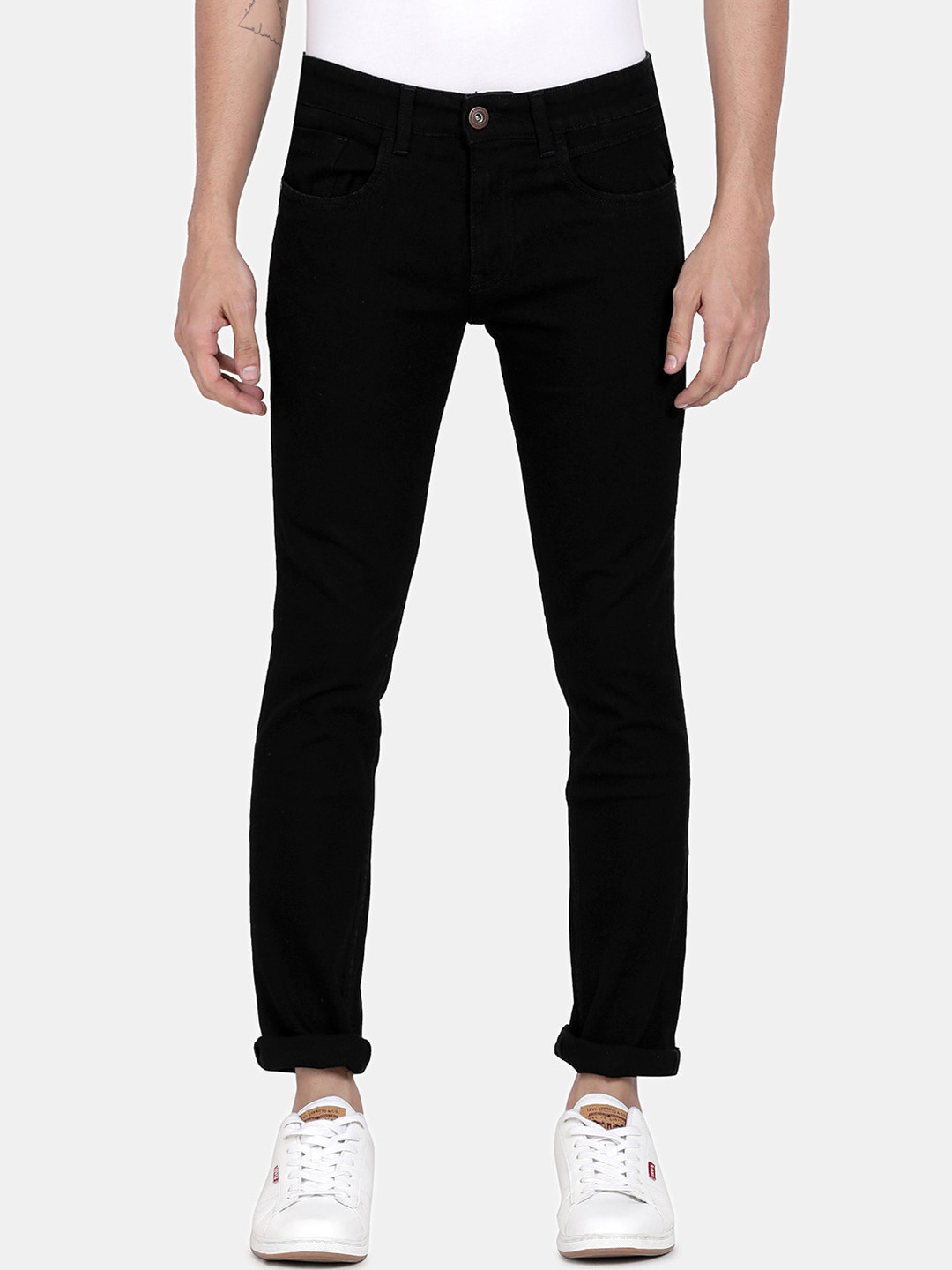 

Llak Jeans Men Black Skinny Fit Stretchable Jeans