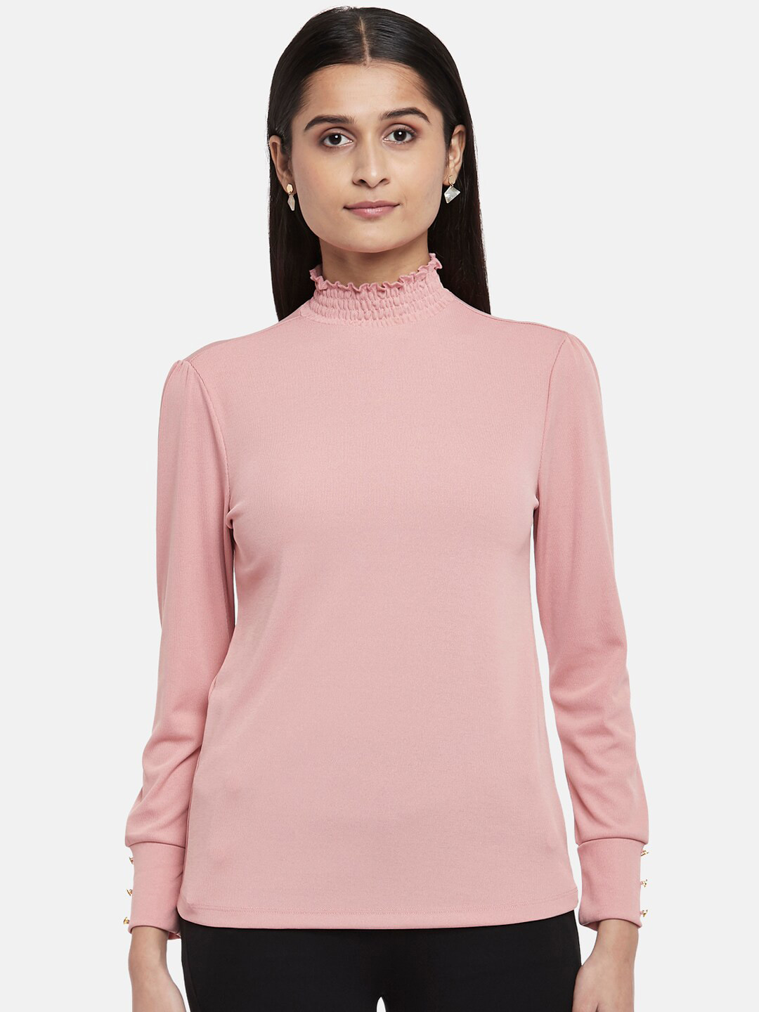 

Annabelle by Pantaloons Pink Fitted Top