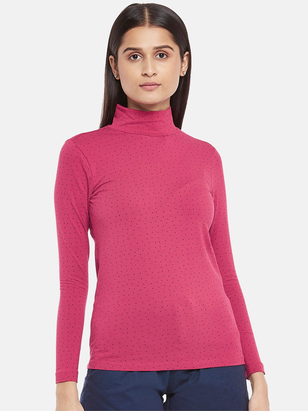 

Honey by Pantaloons Women Fuchsia Regular Top