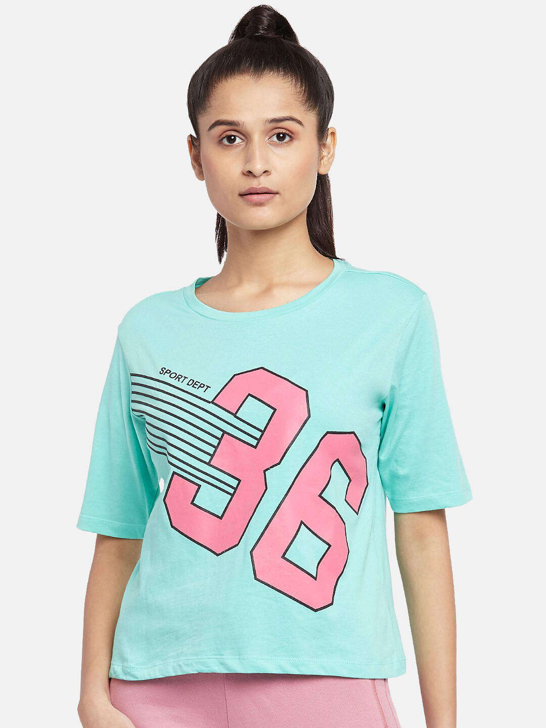 

Ajile by Pantaloons Green Regular Top