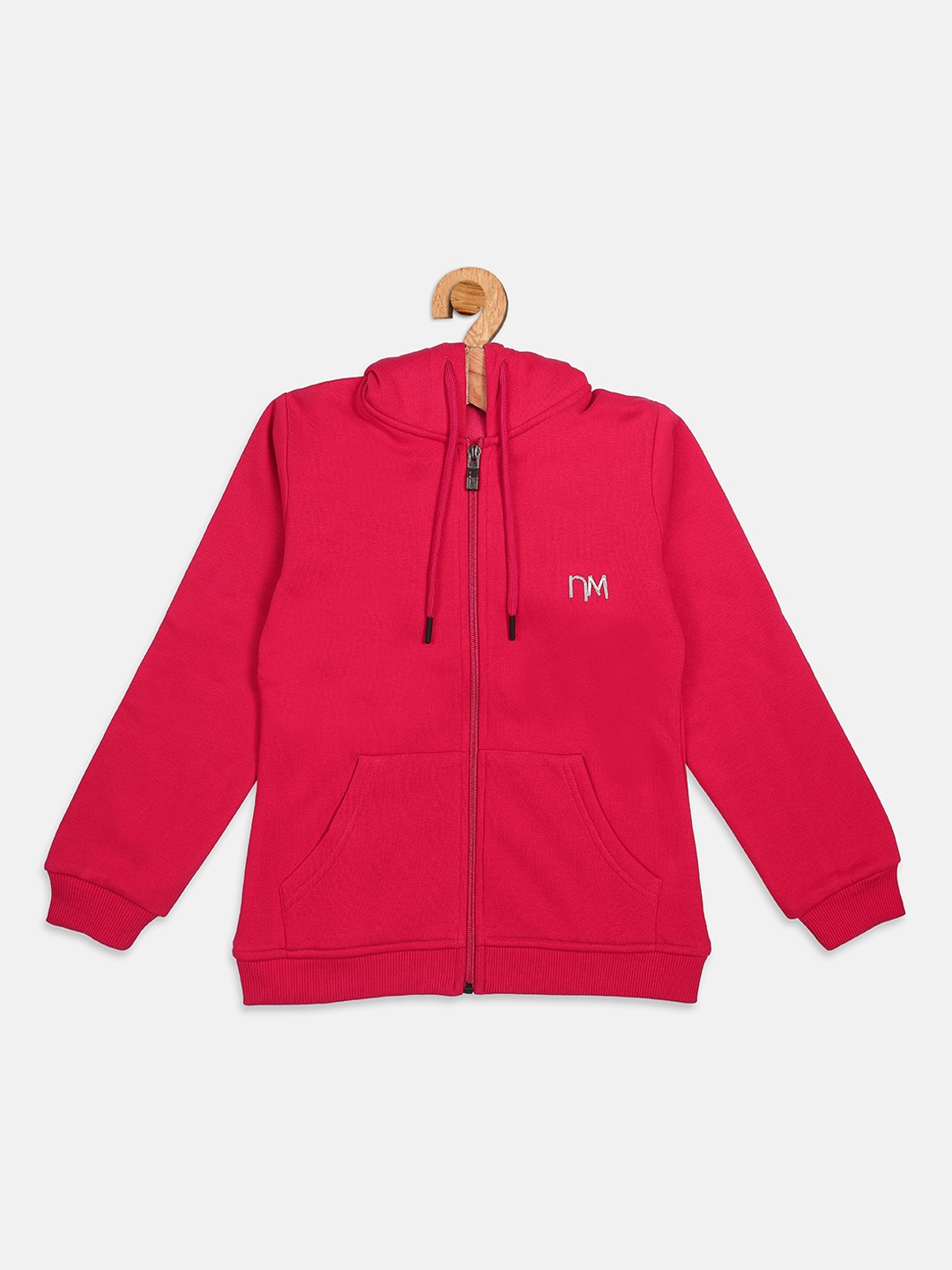 

Nins Moda Girls Magenta Hooded Sweatshirt
