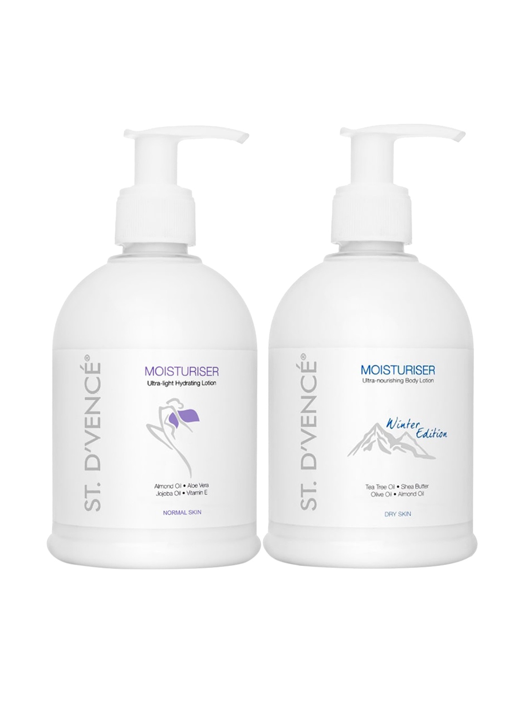 

ST. DVENCE Pack of 2 Original Body Lotion-Winter Body Lotion 600ml, White