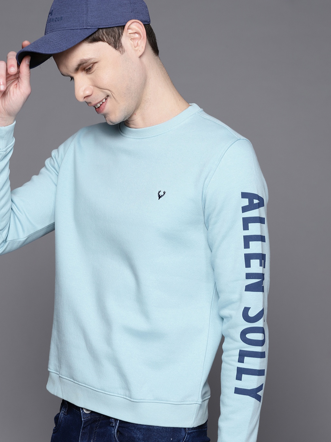 

Allen Solly Men Blue Sweatshirt