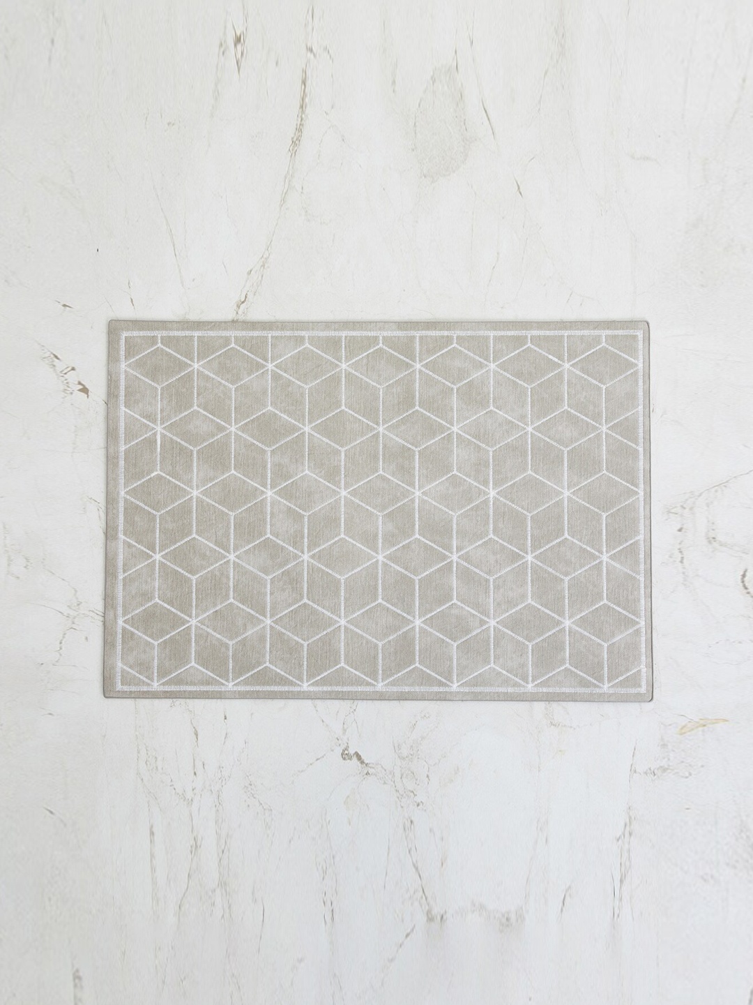 

Home Centre Grey PVC Geometric Runners