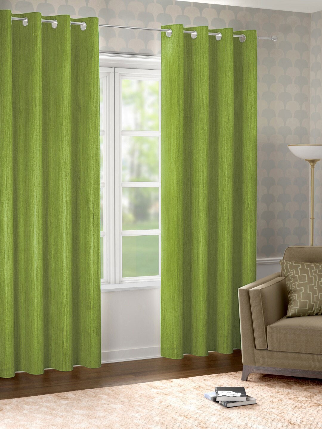 

Raymond Home Green Door Curtain