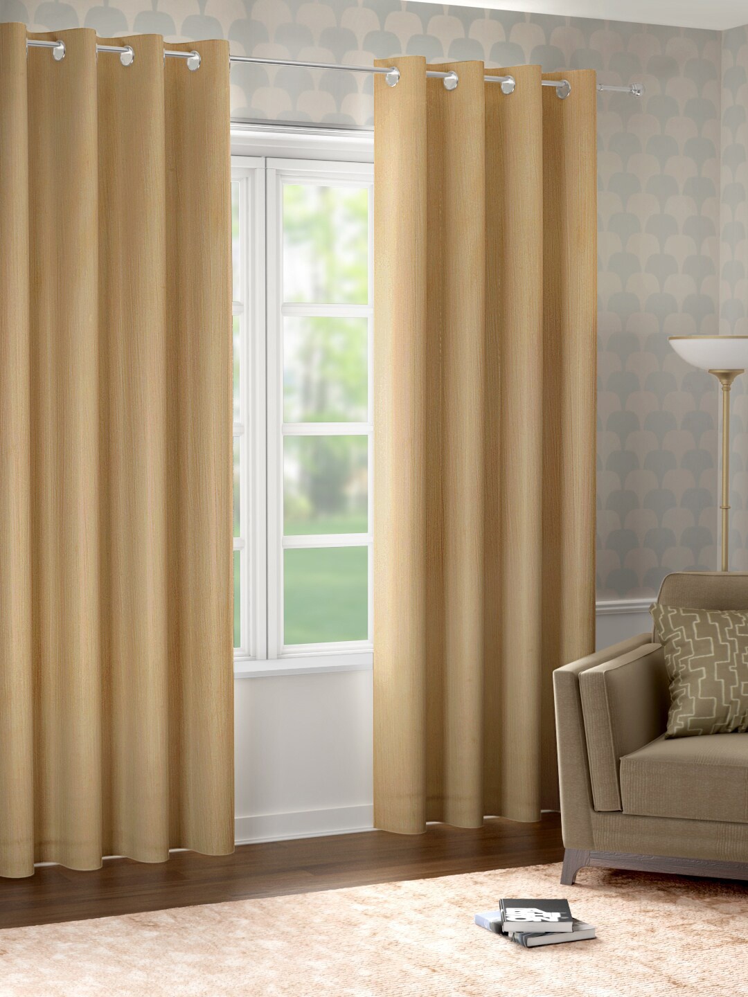 

Raymond Home Set Of 2 Beige Door Curtain