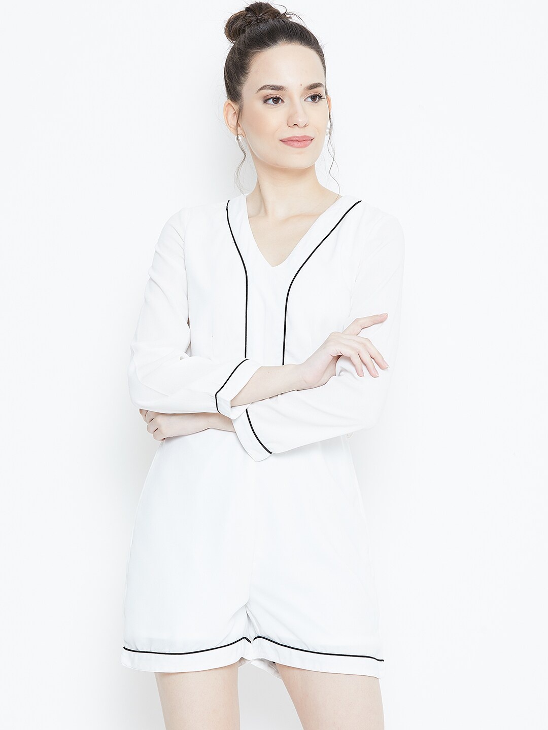 

DODO & MOA White & Black Jumpsuit