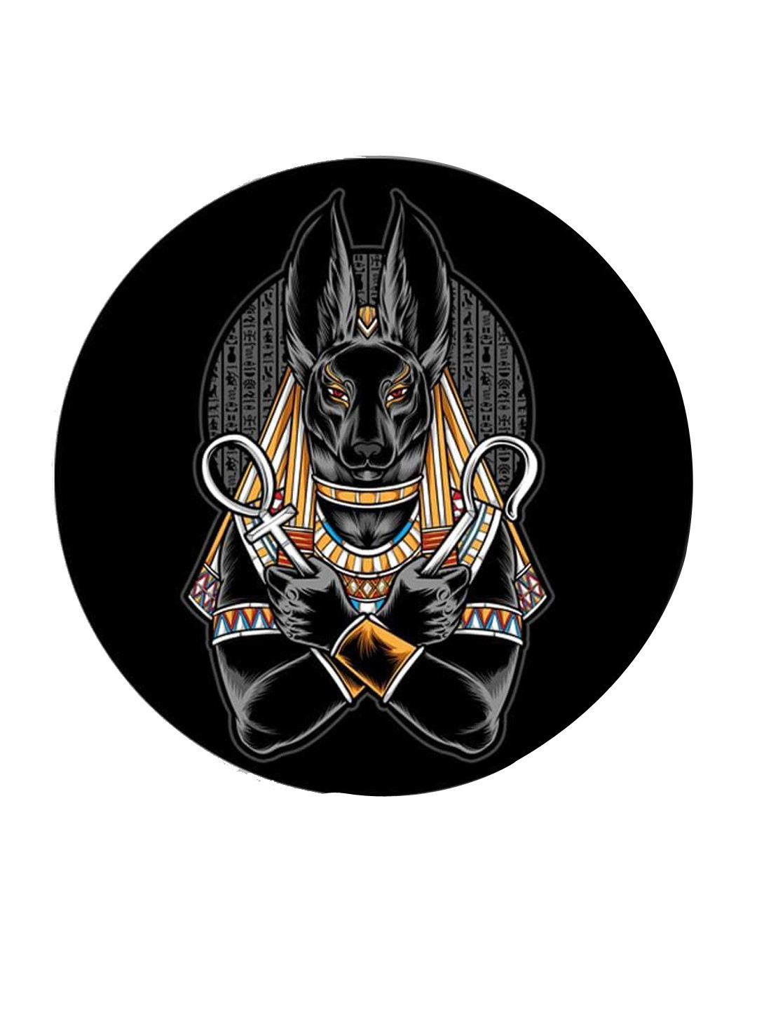 

THE ARTMENT Power of Anubis Multi Canvas Matte Finish- Small