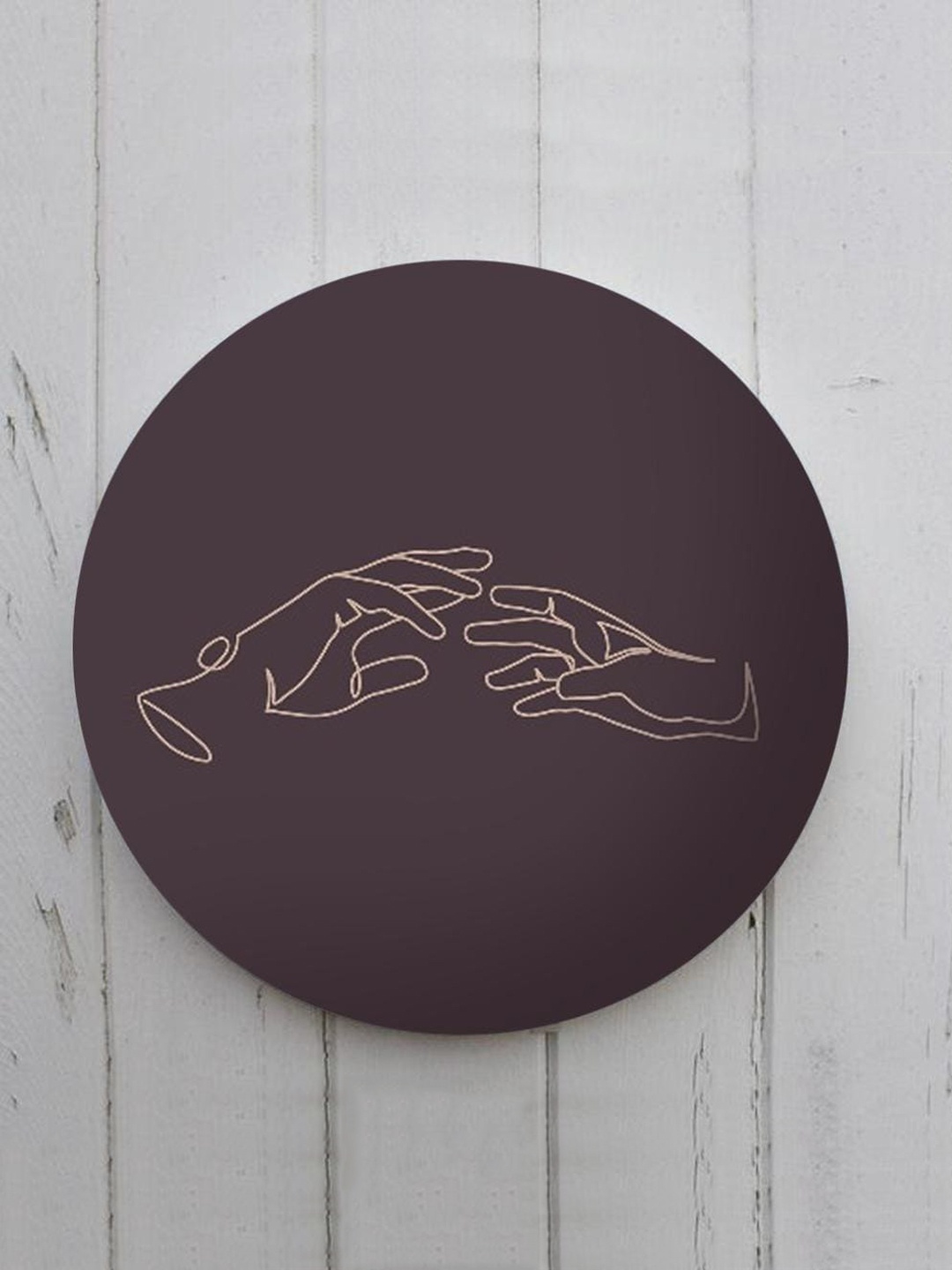 

THE ARTMENT Black Our Loving Hands Canvas Matte Finish Wall Art