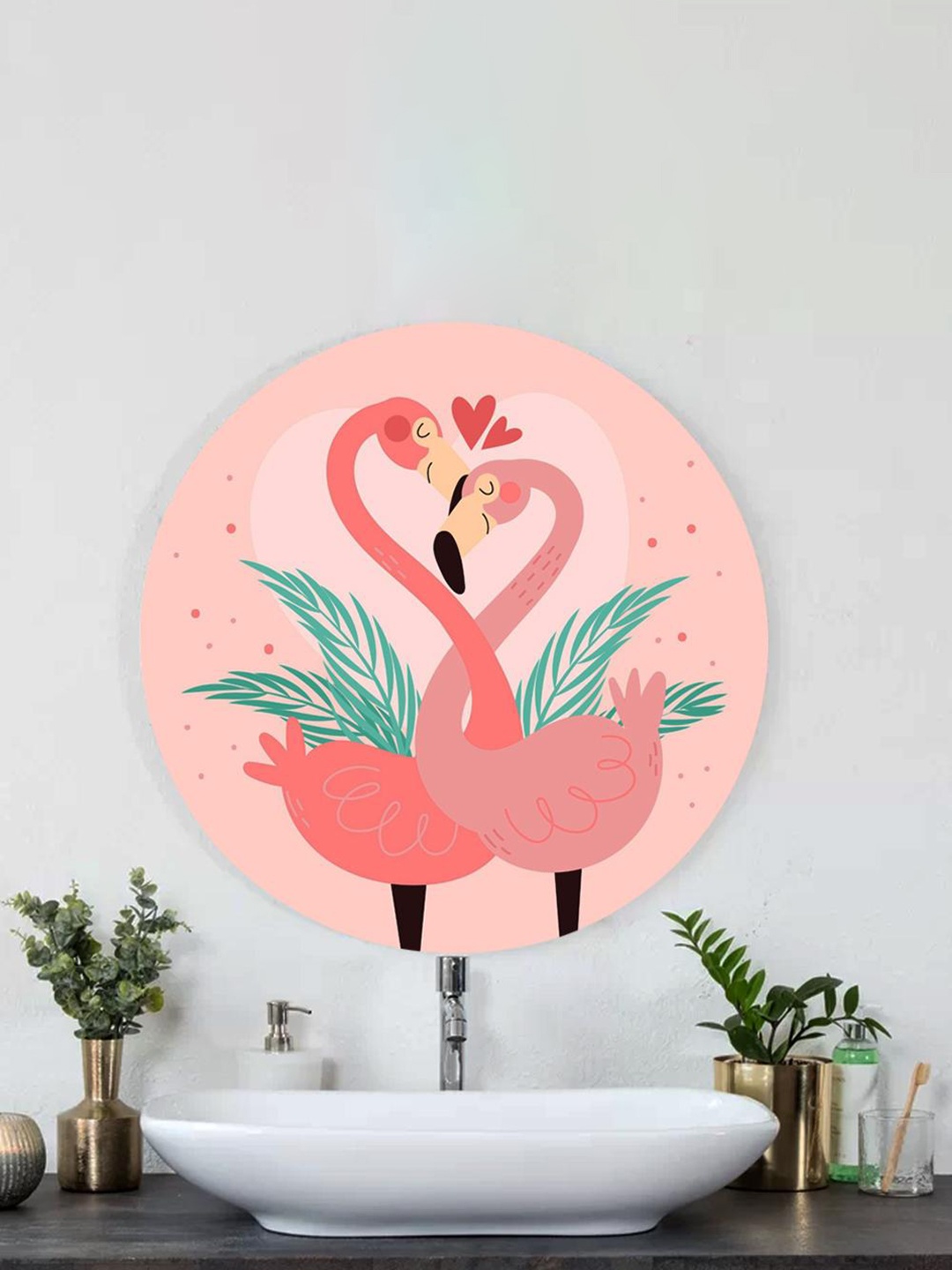 

THE ARTMENT Pink Feeling of Love Canvas With Matte Finish- (Small)