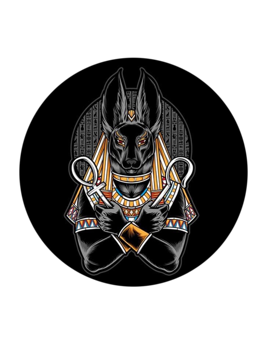 

THE ARTMENT Power of Anubis Matte Finish Canvas, Multi