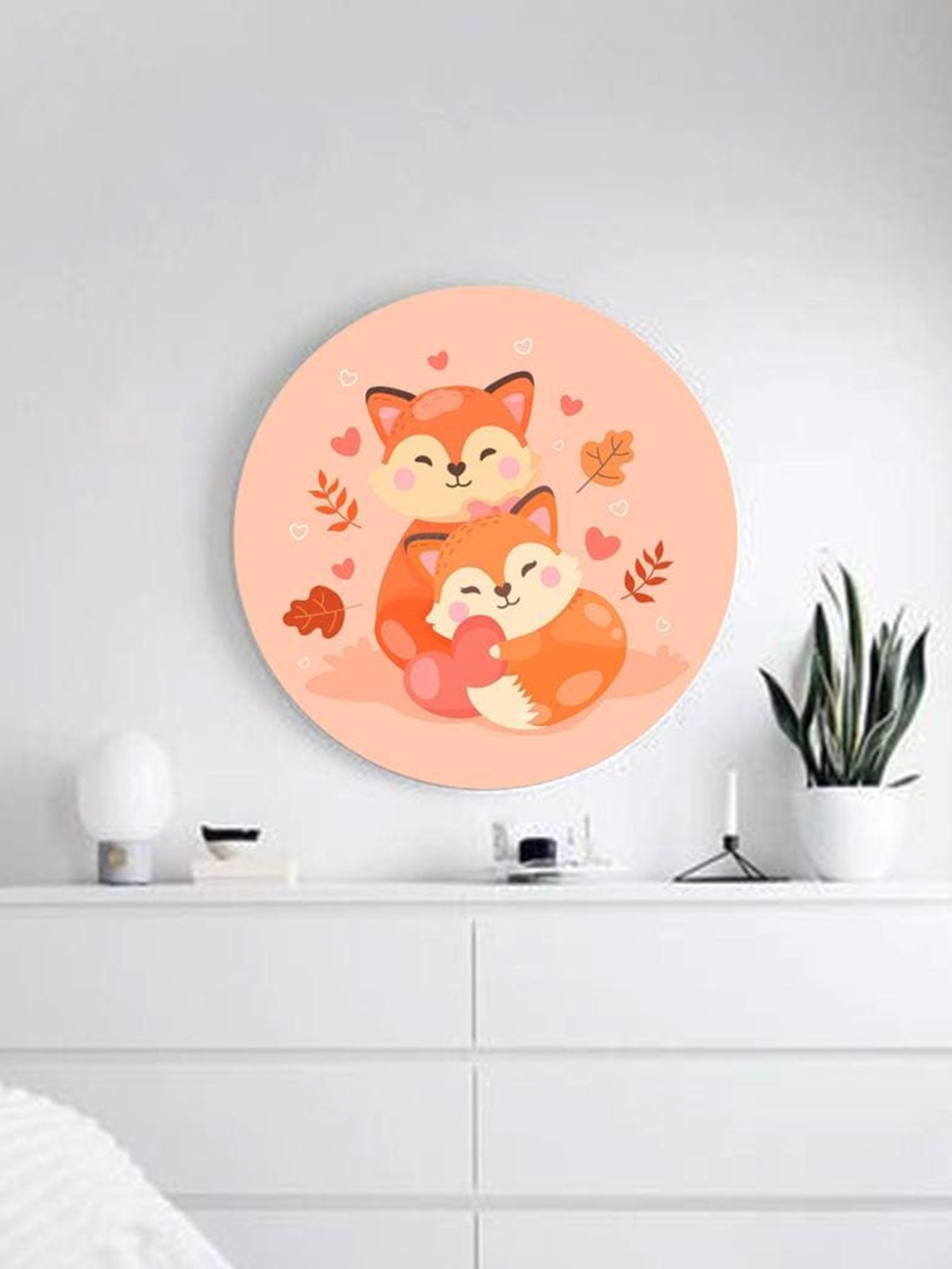 

THE ARTMENT Pink Feeling of Love Canvas Matte Finish - Large