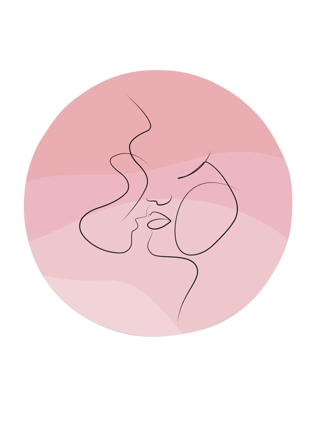 

THE ARTMENT Pink A Lover's Kiss Canvas Matte Finish - Large