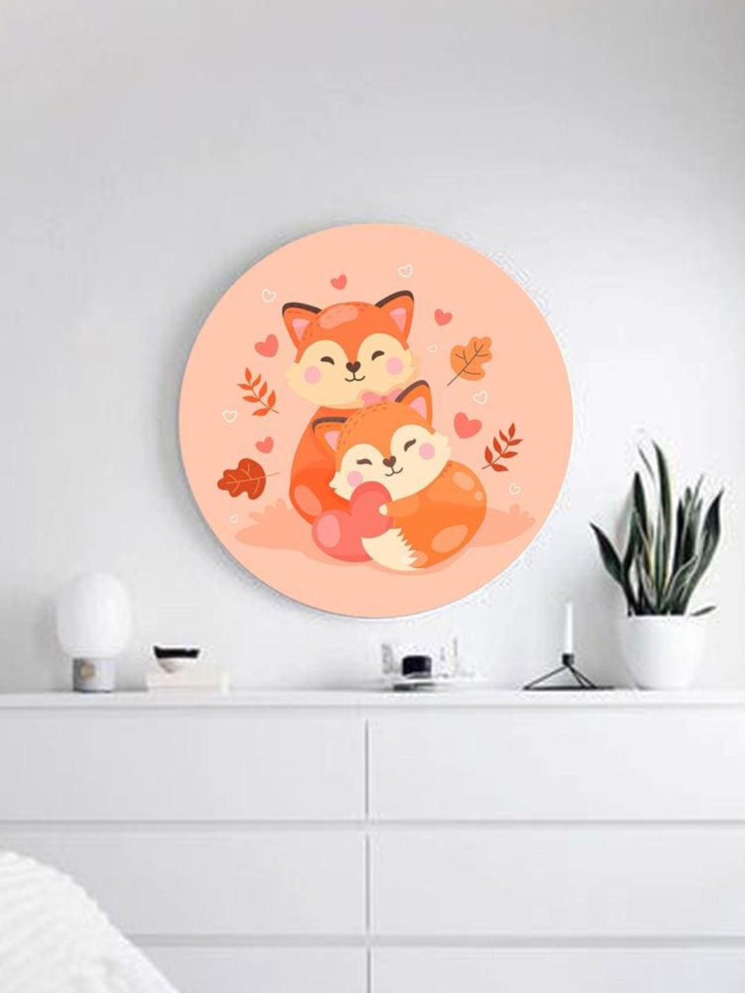 

THE ARTMENT Feeling of Love Matte Finish Canvas-Small, Pink