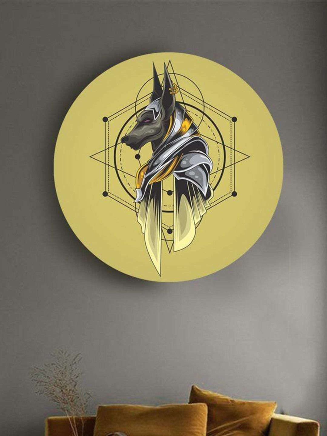 

THE ARTMENT Multi Power of Anubis Canvas With Matte Finish- (Medium)