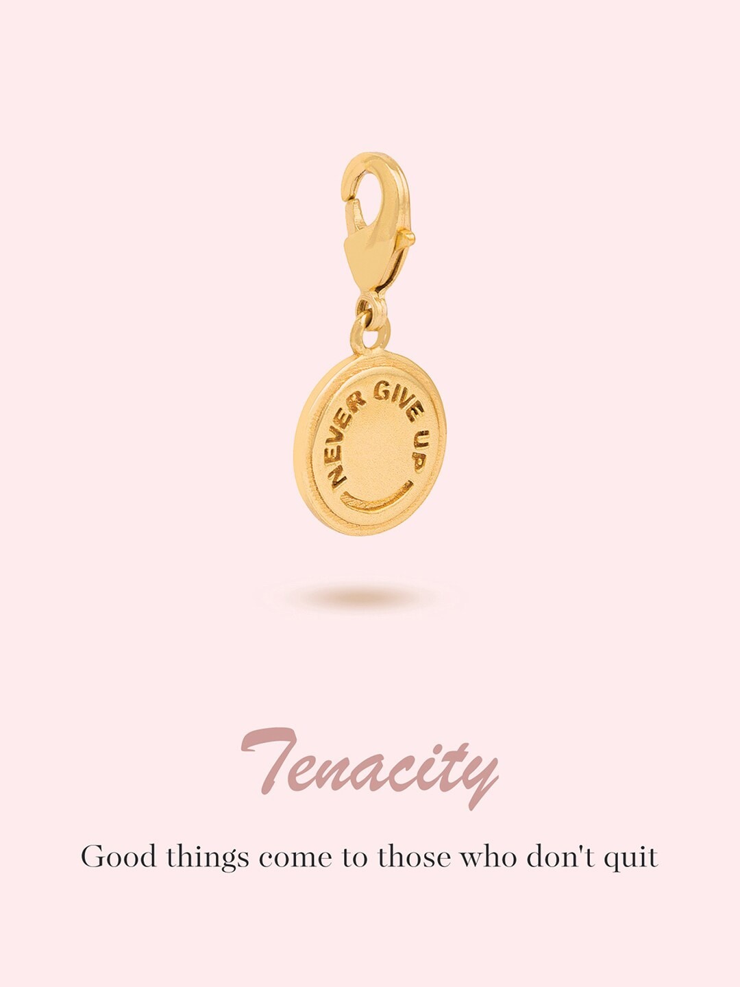 

March by FableStreet 20K Gold-Plated Tenacity Charm Pendant