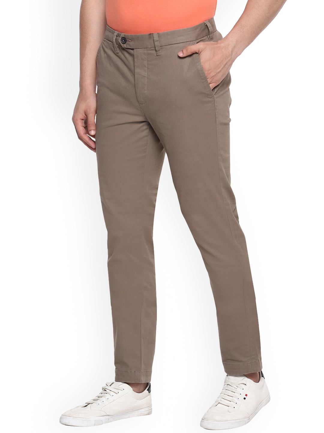 

Ted Baker Men Beige Trousers