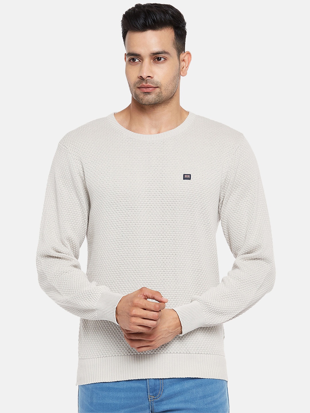 

BYFORD by Pantaloons Men Grey Pullover