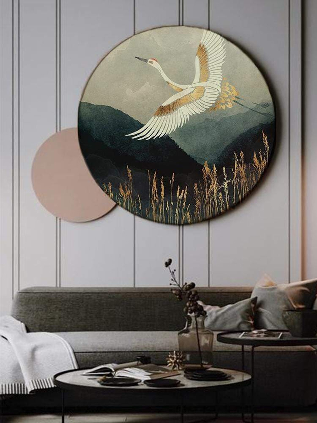 

THE ARTMENT Multicoloured Jungle Sheen Canvas Matte Finish Wall Art, Multi