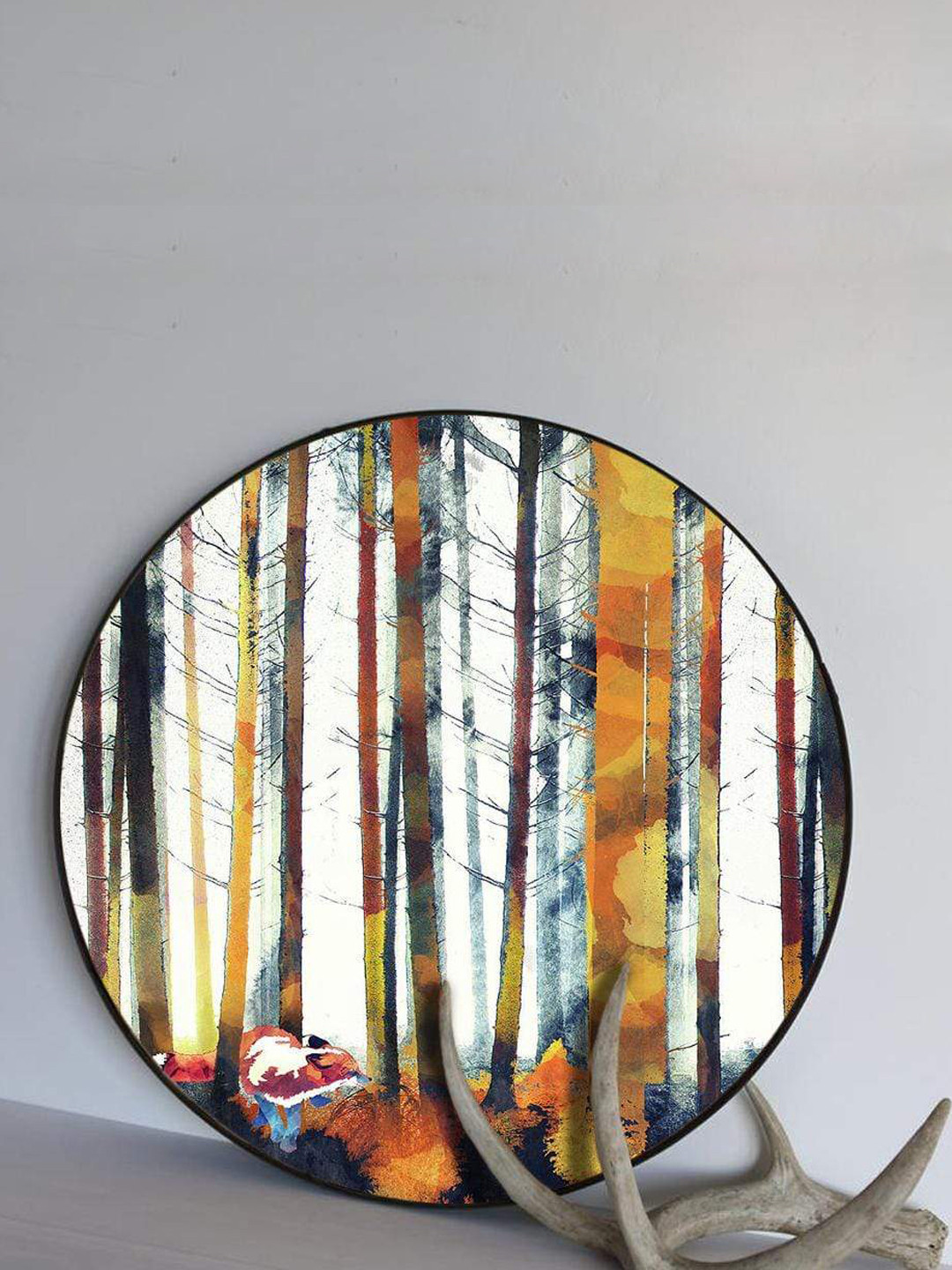 

THE ARTMENT Into the Woods Matte Finish Canvas-Small, Multi