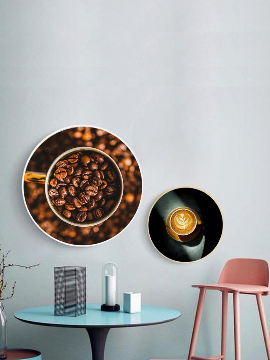 

THE ARTMENT Set of 2 Multi The Coffee Story Canvas Wall Art