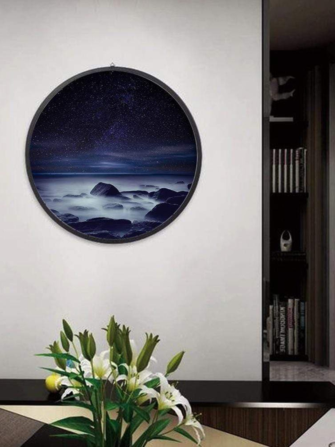

THE ARTMENT Blue Lilac Night Canvas Matte Finish