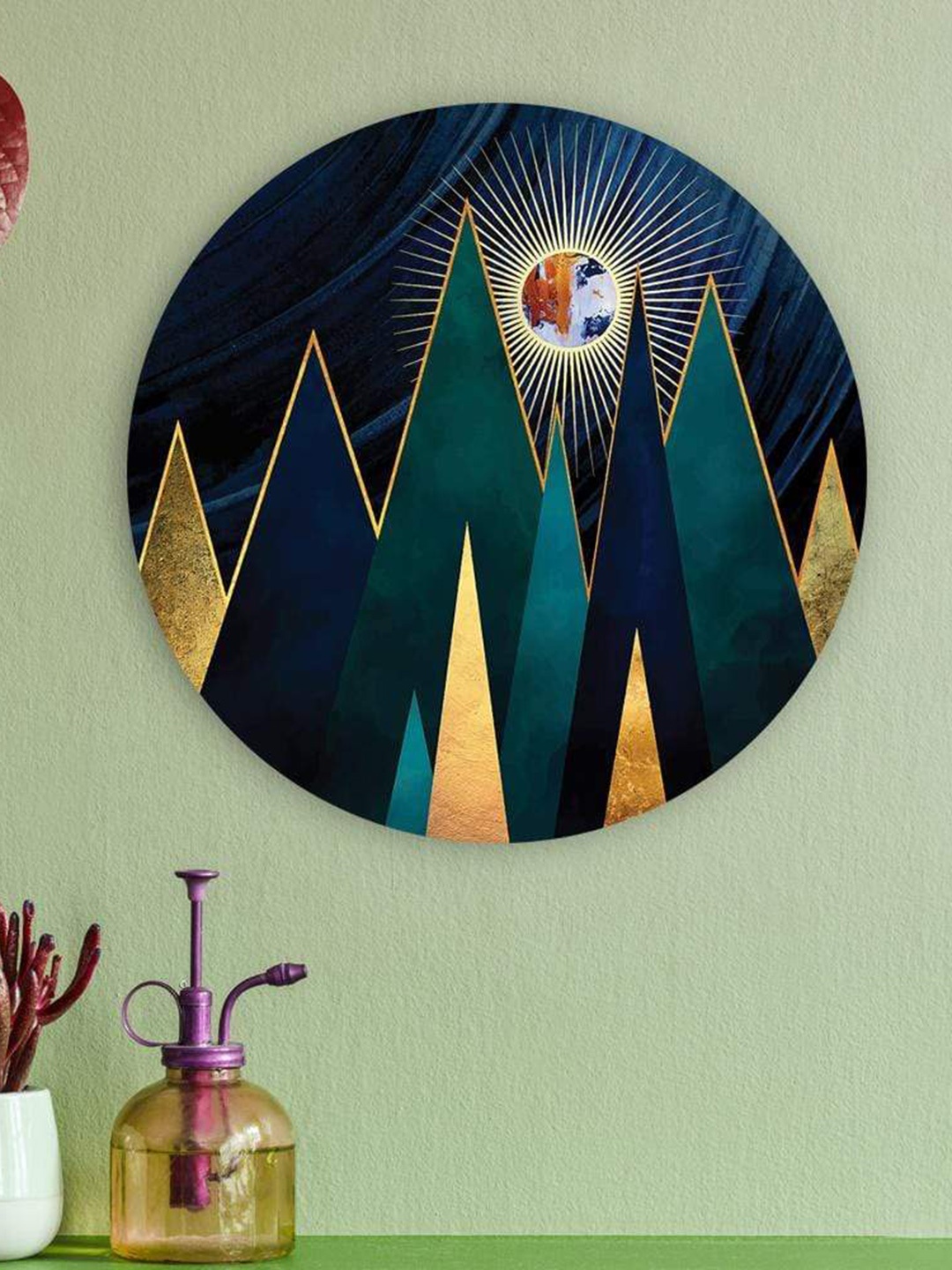 

THE ARTMENT Blue The Lunar Life Canvas Matte Finish