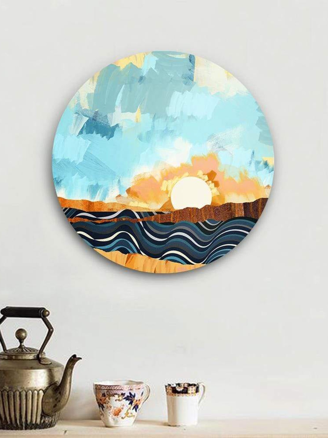 

THE ARTMENT Multi Bright Sunny Day Canvas With Matte Finish- (Small)
